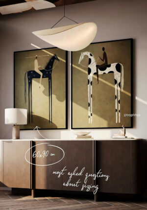 Western folk Set of 2 Canvas