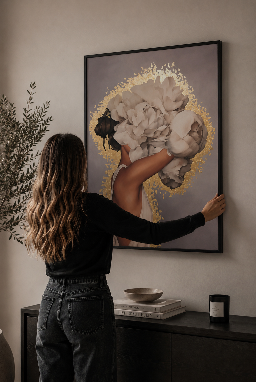 Peony veil