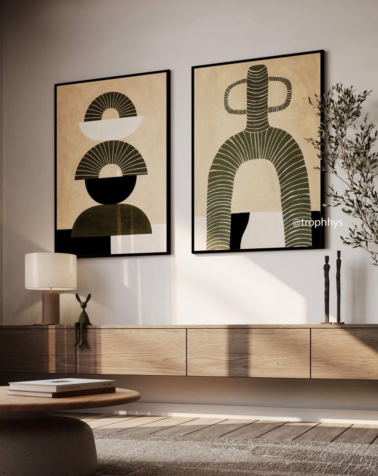 The pottery Set of 2 Canvas